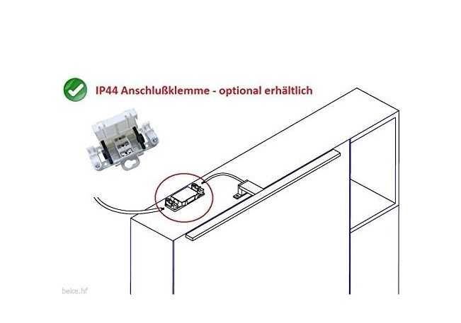 Kinkiet łazienkowy LED nad lustro 30cm 12W