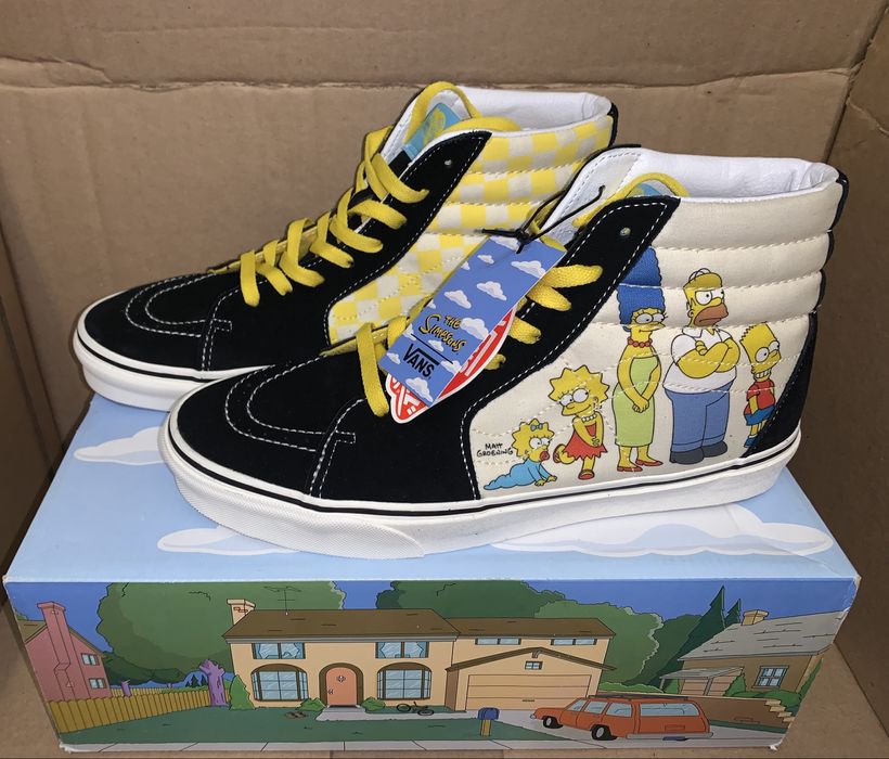 Кеди Vans SK8-HI. Колаборація The Simpsons. Розмір 44