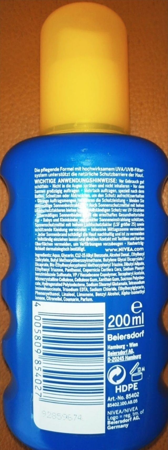 Новий.Спрей сонцезахисний NIVEA SUN SPF 30. Germany