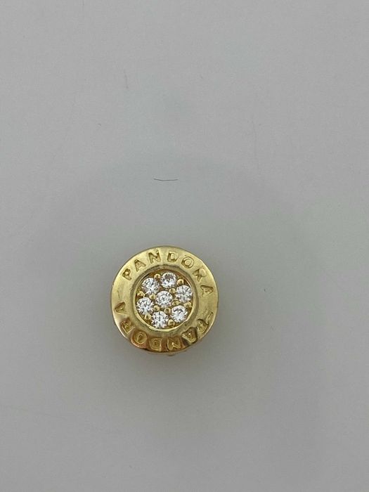Złoty element charms na bransoletkę Pandora, Próba 585. Nowy (470)