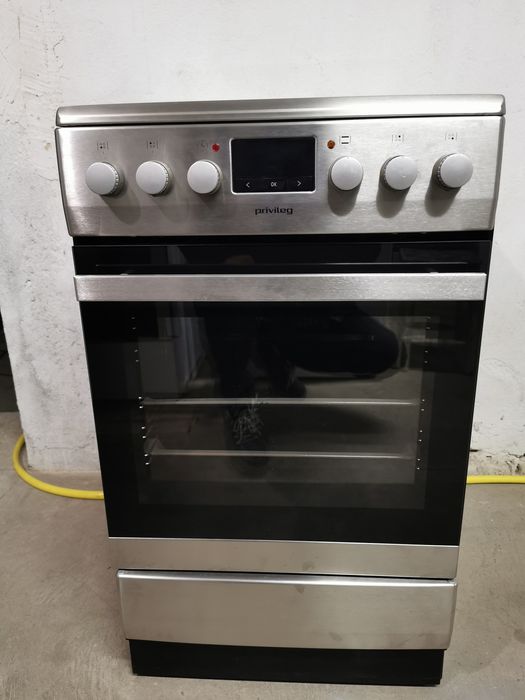 Електроплита Нержавійка! Склокераміка 50см !