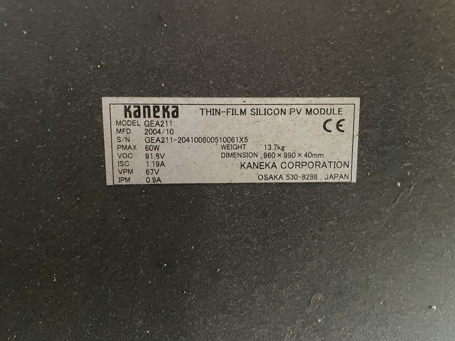 Panele fotowoltaiczne Kaneka