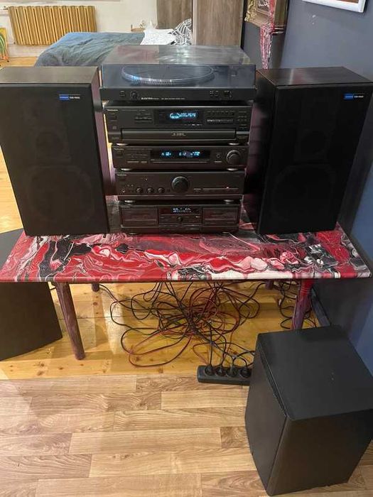 Wieża Technics+adapter Unitra(bez kolumn)