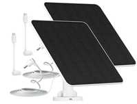 Zestaw 2 paneli solarnych 5W do kamer Ring Stick/z wejściem USB C
