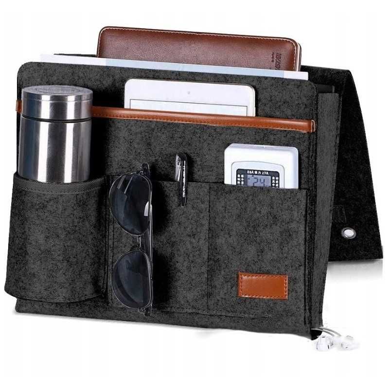 Organizer do auta domu z filcu grafit ORM03GRAF-FILC