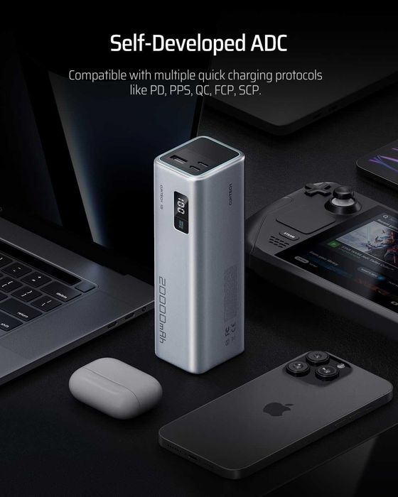 CUKTECH 15 SE Power Bank - 85W, 20 000 mAh - Швидка зарядка