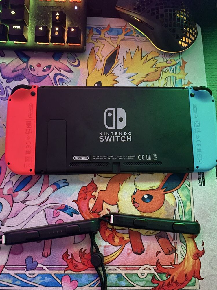 Nintendo Switch com todos acessorios