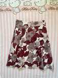 Midi spódnica w linii A w kwiaty H&M XS/S 34/36