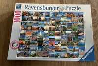Puzzle Ravensburger 1000 - 99 pięknych miejsc na ziemi