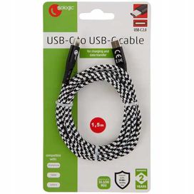 Kabel USB - C 2.0 1,5m Sologic oplot