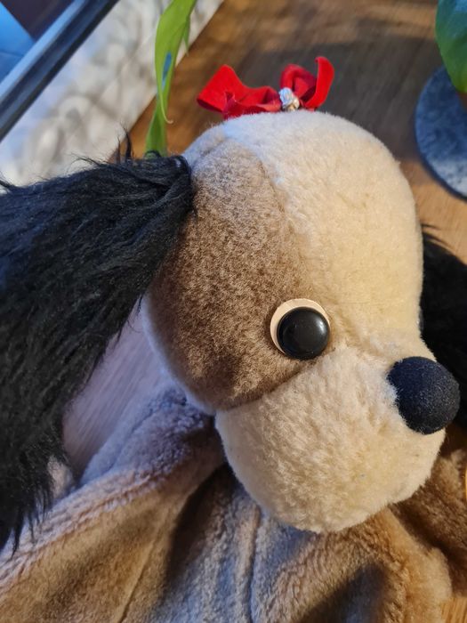 Maskotka piesek otwierana z tyłu