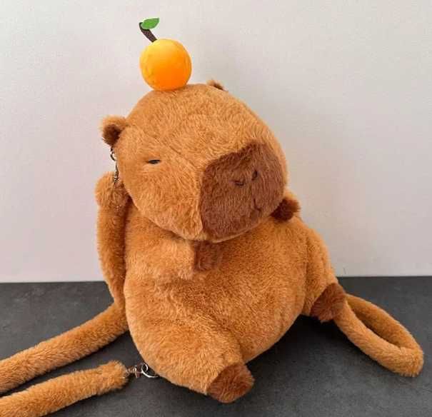 Капібара, Capybara.  М'який рюкзак-трансфомер. "Я мандарин". ЯКІСТЬ.