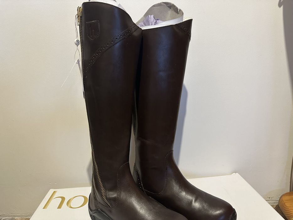 Oficerki jeździeckie buty zimowe horze Aspen termobuty