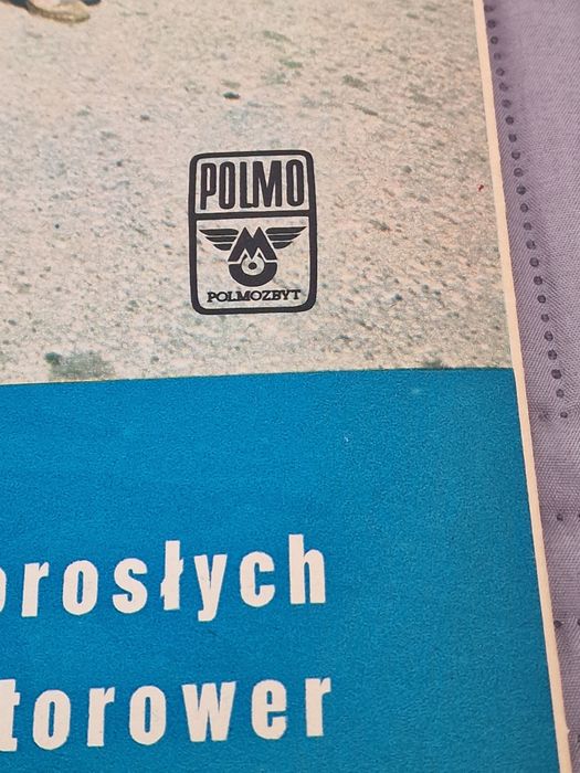 Oryginalny plakat motorowerów Romet ZZR Komar Polmo Polmozbyt 1975