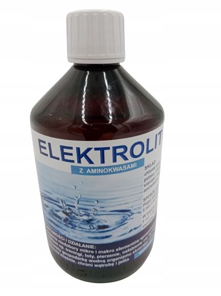 Elektrolit z aminokwasami dla gołębi 500ml.