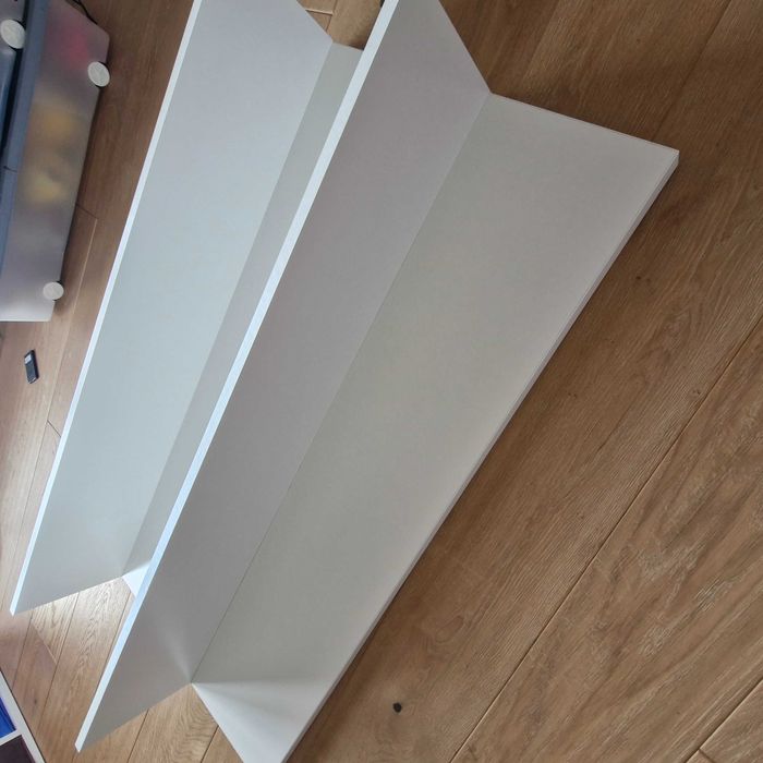 Półka wisząca biała