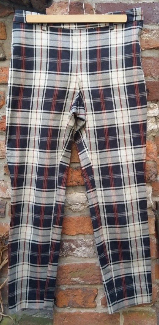 H&m modne spodnie cygaretki kratka sexowne r.40