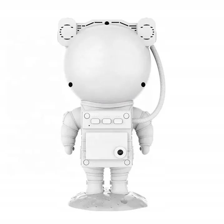 astronauta stojący projektor