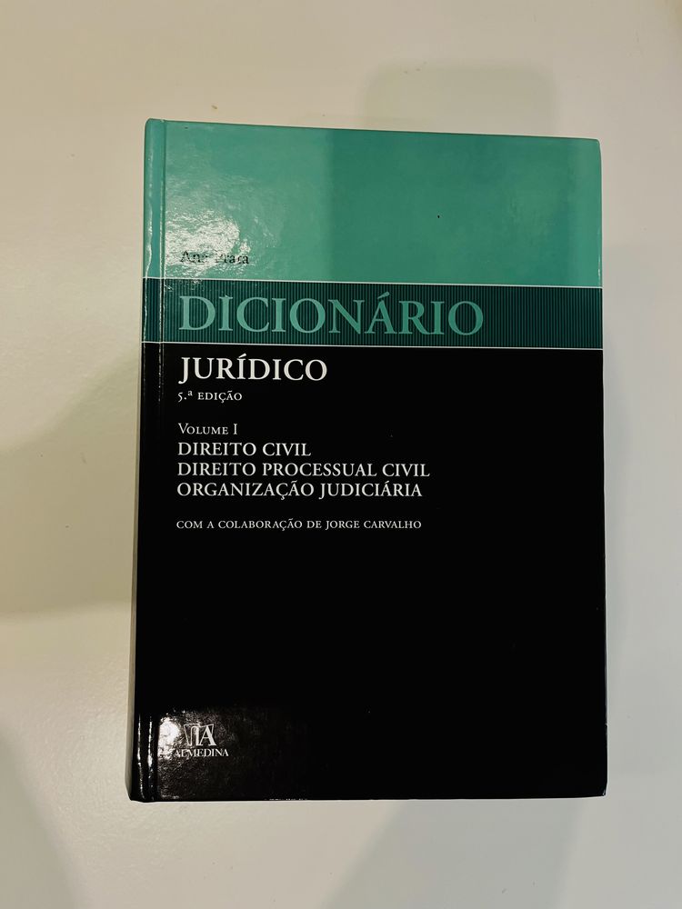 Dicionário Jurídico 5.ª Ed. Vol. I