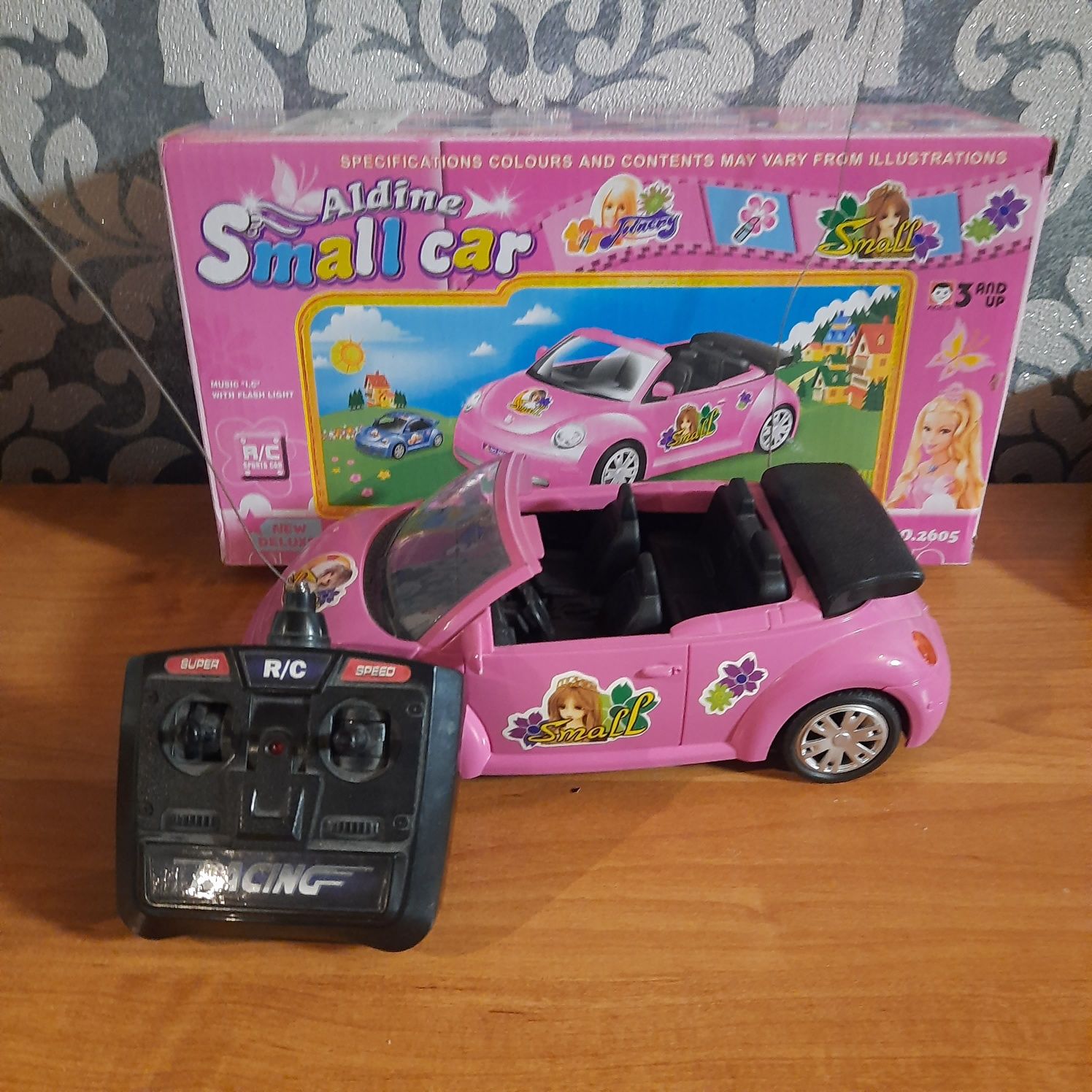 Samochód sterowany różowy dla laleczek lol, pet shop, poli pocket i in