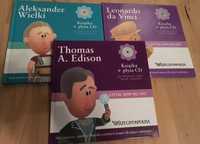 Mali geniusze książeczki z płytą CD Thomas A. Edison - NOWE