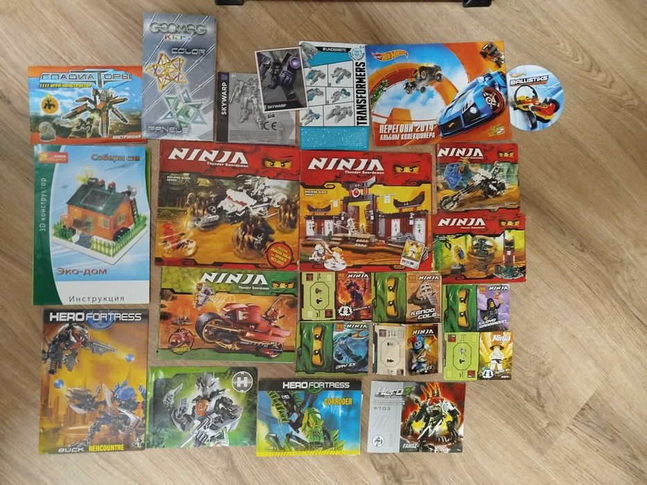 Інструкціі до конструкторів Lego Лего Brick ... Инструкции Конструктор