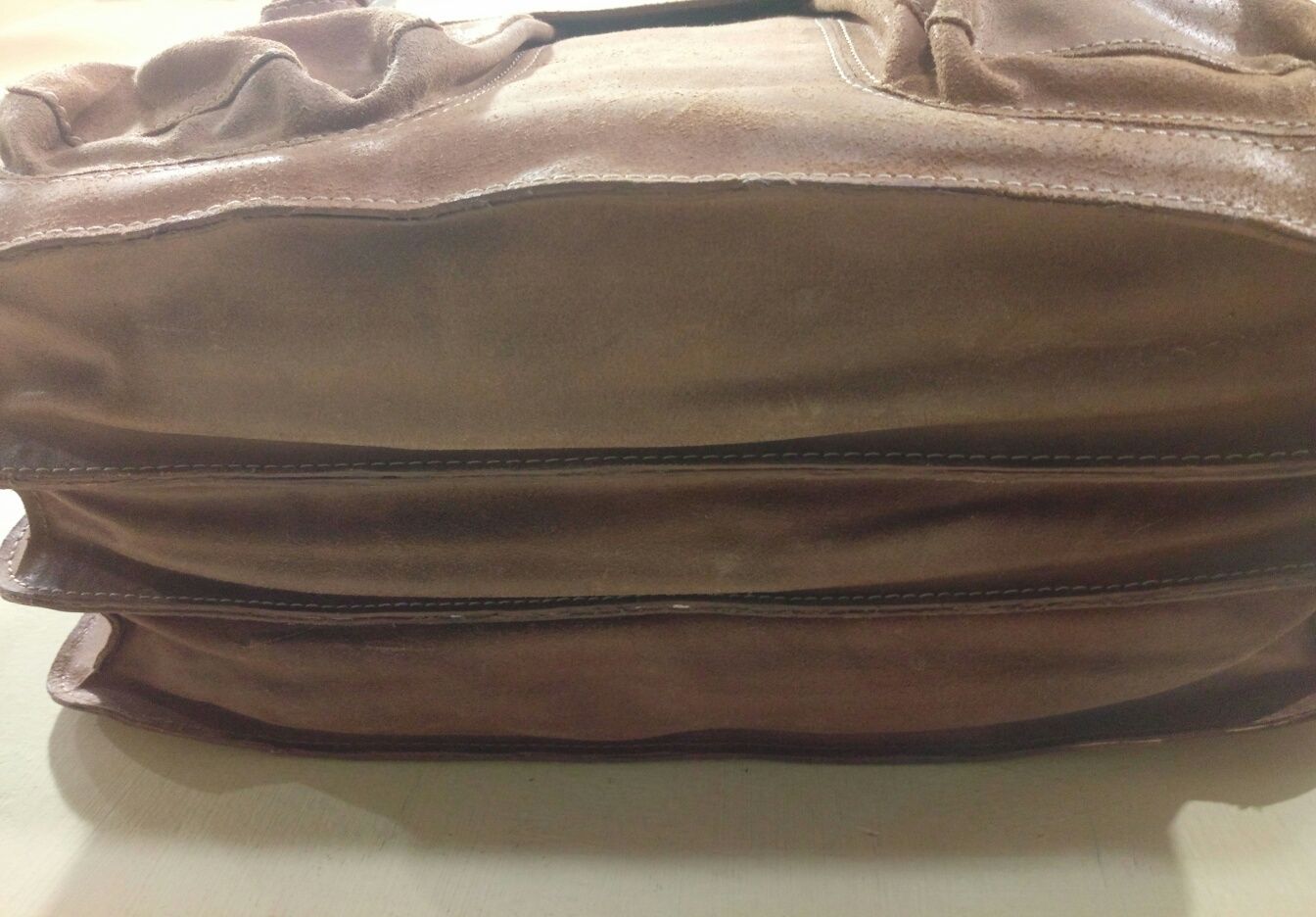 Оригінал вінтажна шкіряна сумка портфель месенджер