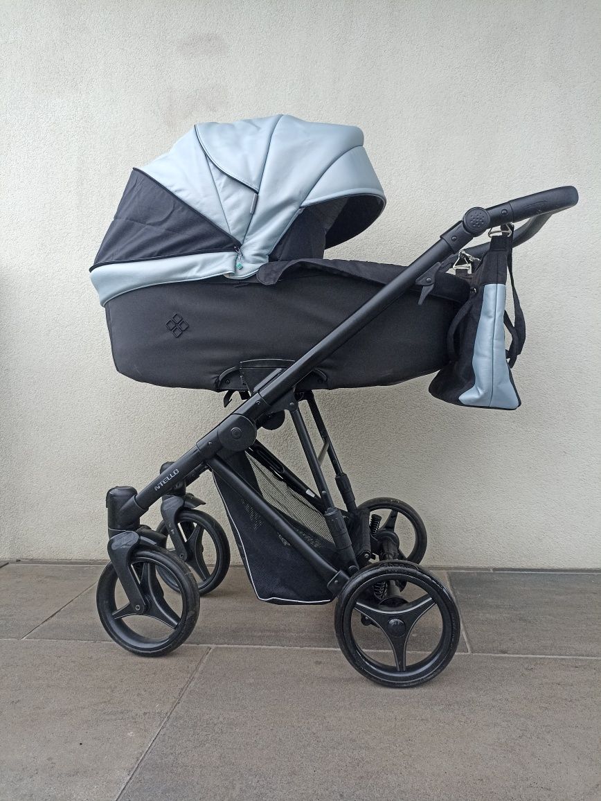 Wózek 4/1 Bebetto nitello baza ISOFIX fotelik maxi Cosi