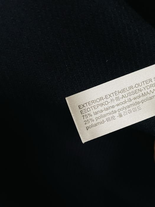 Massimo Dutti granatowy płaszcz L