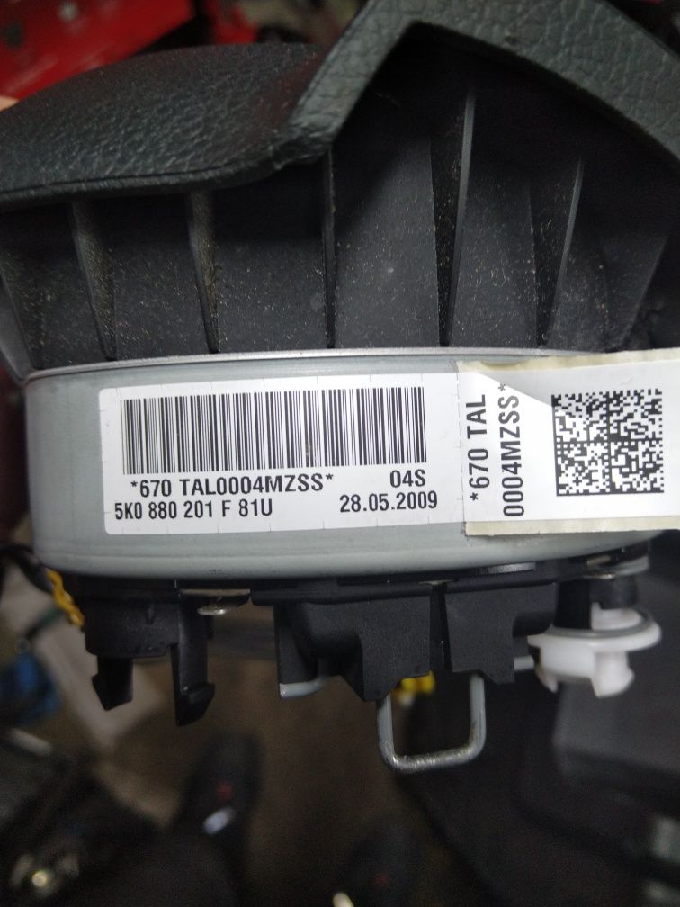 Airbag poduszka kierowcy VW golf vi polo 6r v scirocco caddy tiguan