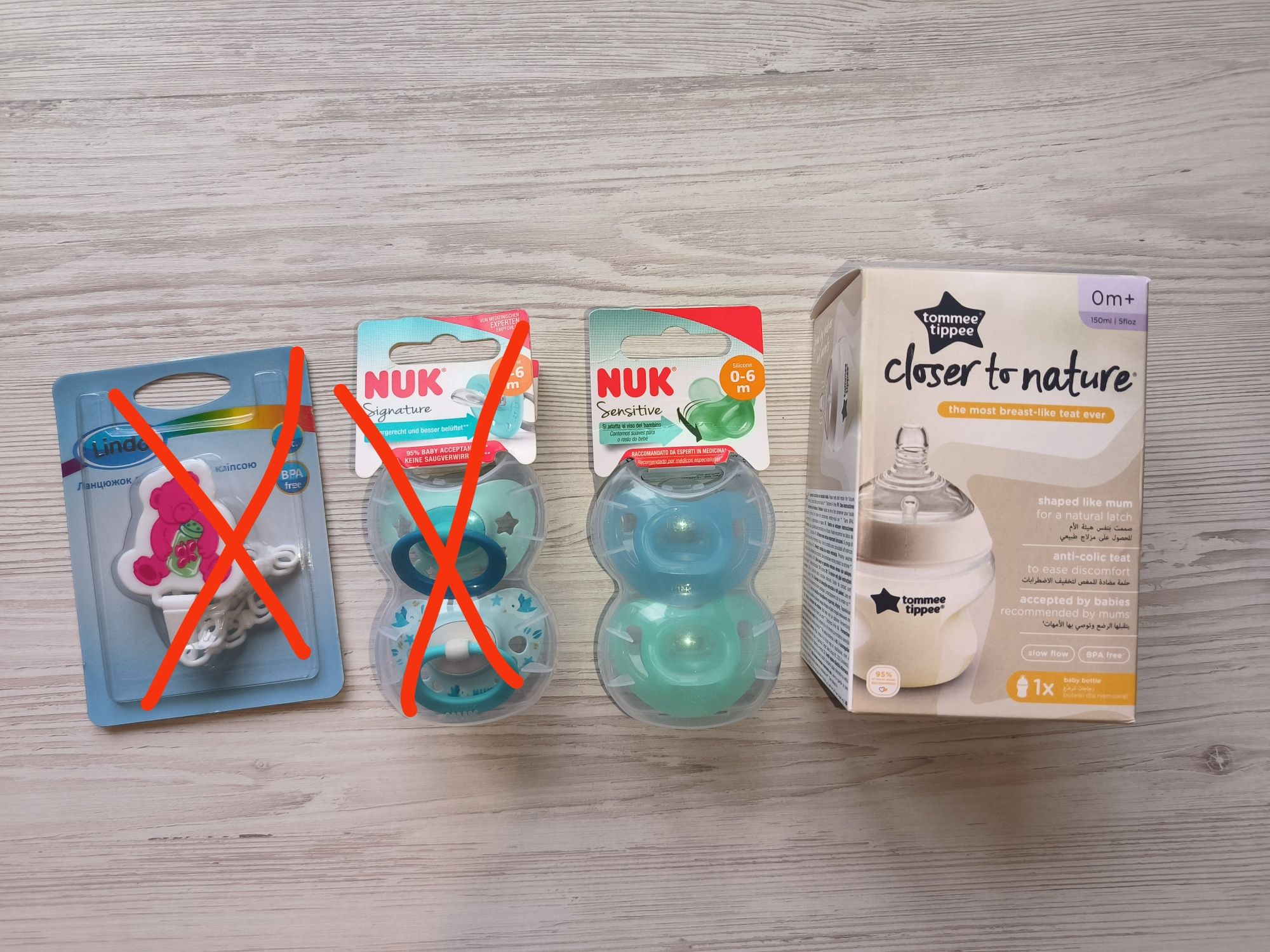Бутылочка, соски nuk, пустышки nuk, держатель для соски