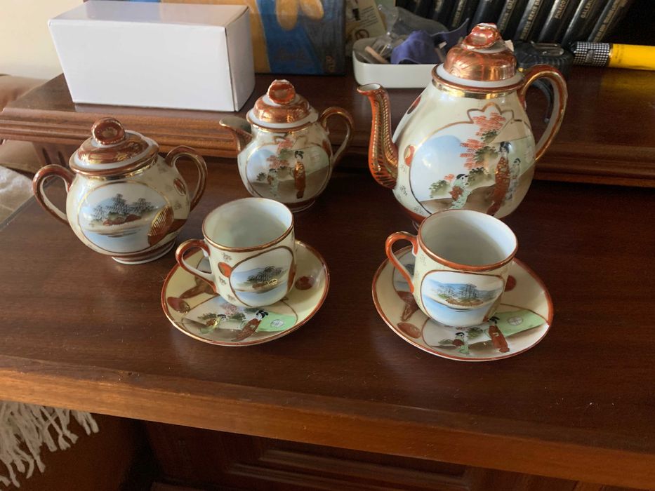 TÊTE À TÊTE ANTIGO PARA CAFÉ EM PORCELANA CHINESA