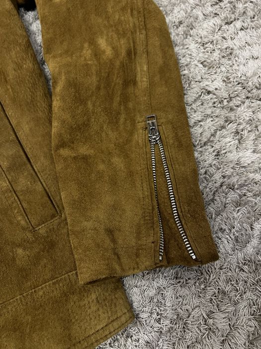 Чоловіча шкіряна замшева куртка Jack & Jones