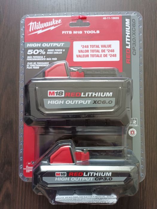 Milwaukee m18 Highoutput Battery