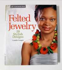 Livro feltragem artesanal joalharia Felted Jewelry