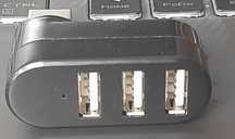 Nowy 3-portowy koncentrator USB Multi 2.0 Szybki obrotowy rozdzielacz