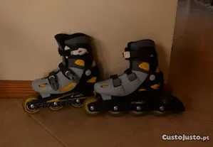Patins com rodas como novos nº33