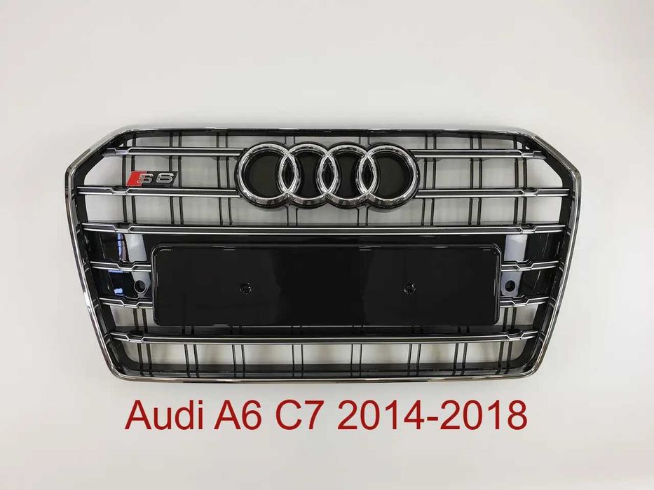 Решетка Ауди a6 с7 решотка радиатора на Audi A6 2014-2018 г в стиле S6
