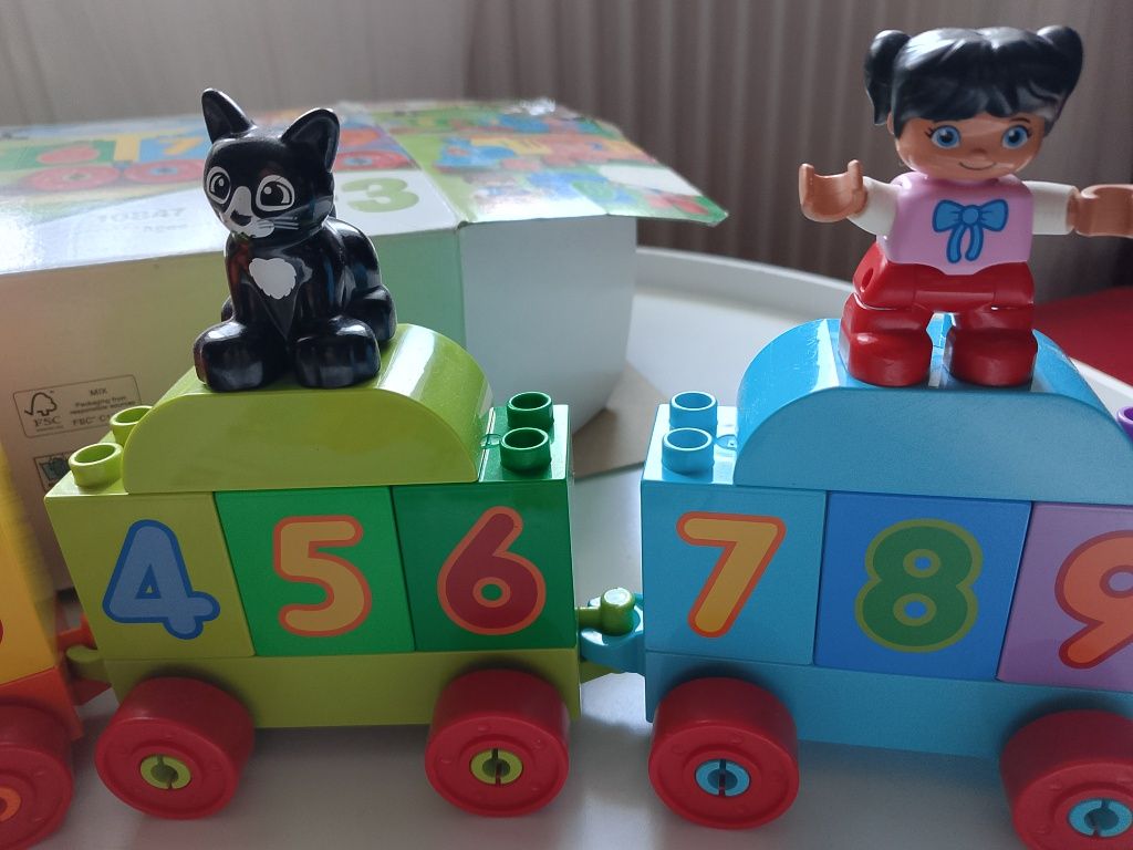 LEGO Duplo pociąg z cyferkami