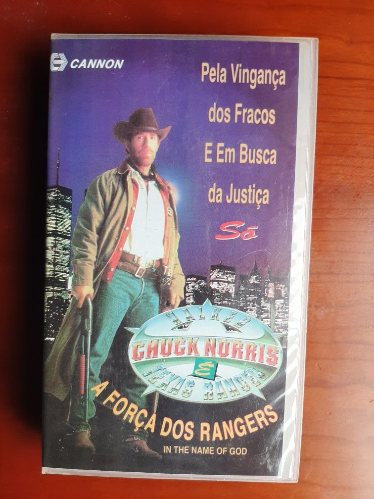 VHS Chuck Norris A Força dos Rangers