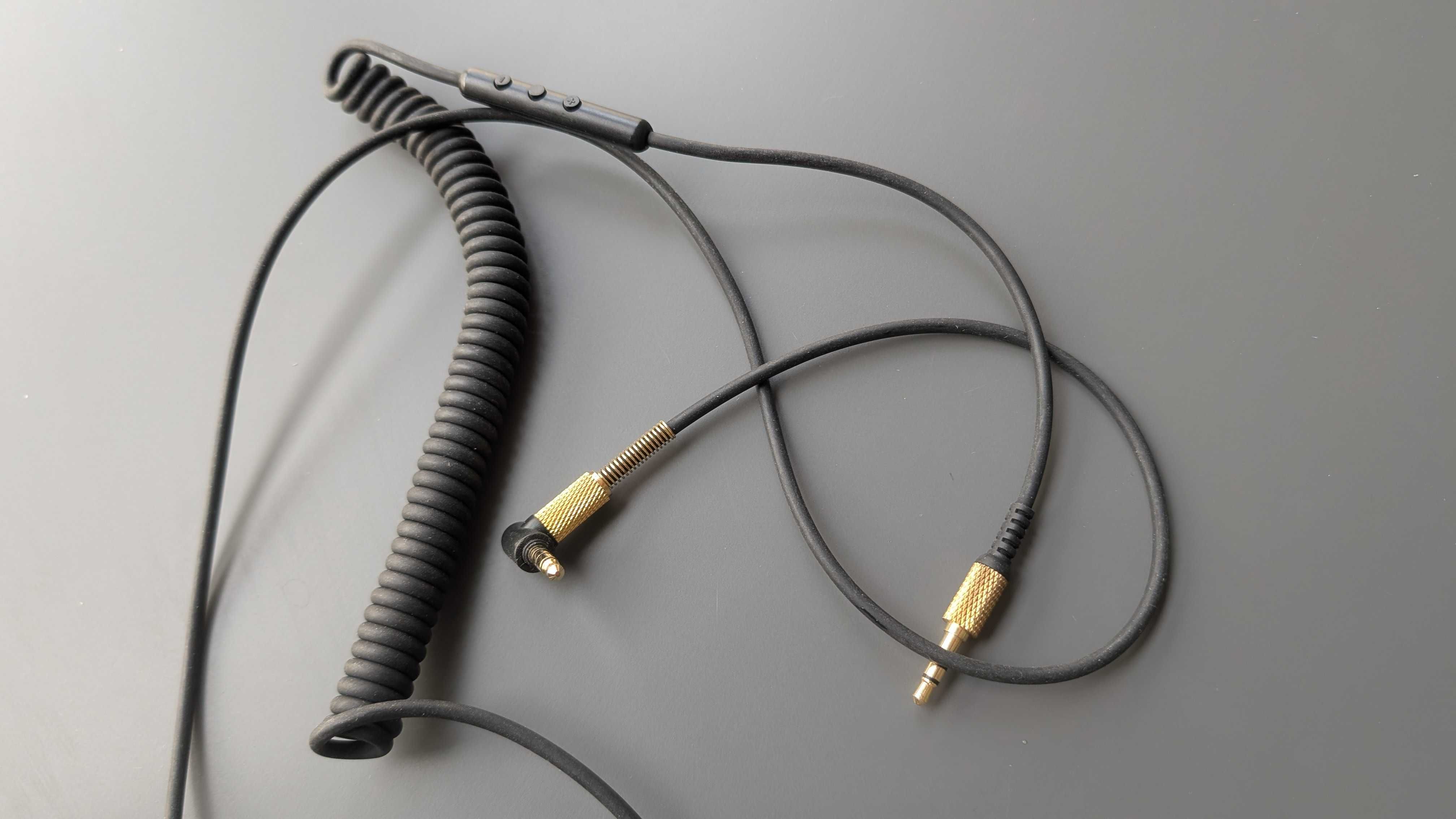 Sprężysty kabel audio z pilotem i mikrofonem
