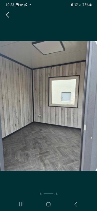 Kontener stróżówka 3x3 z płyty PIR i  uchwytami HDS. Gotowy do odbioru