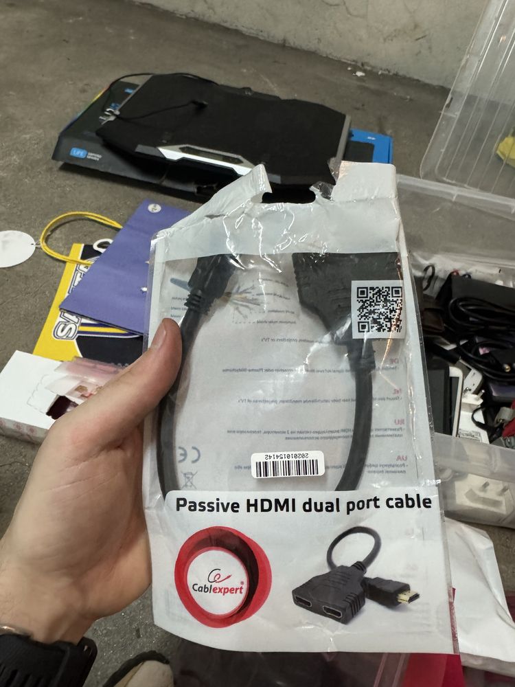 Adotador HDMI passivo duplo