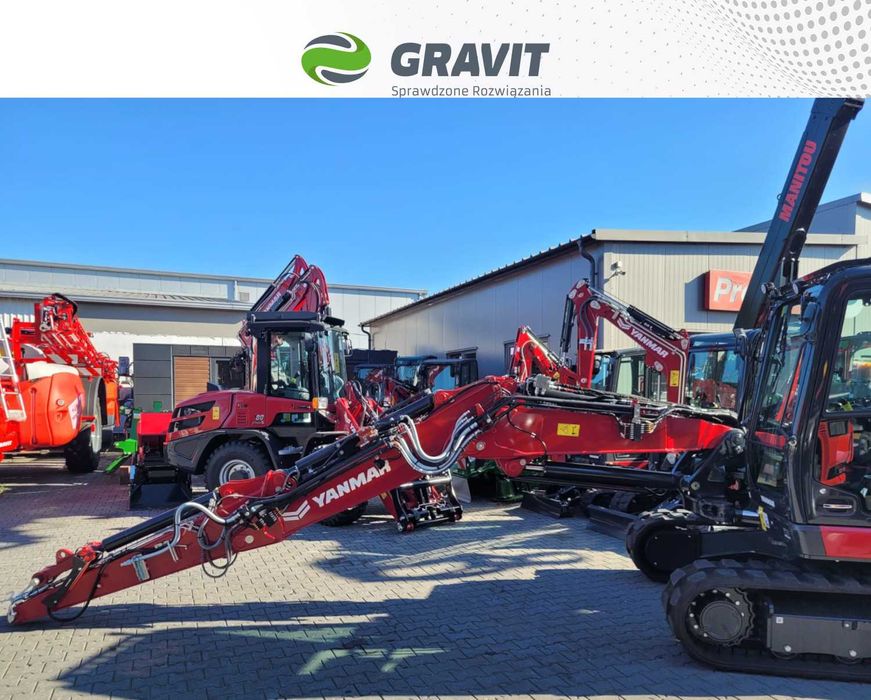 Koparka Yanmar SV86 2PB (9 ton) od Autoryzowanego Dealera - GRAVIT