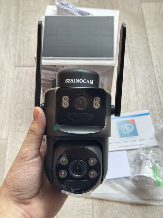 ‼️Вулична камера відеоспостереження 4G з Сонячною Батареєю