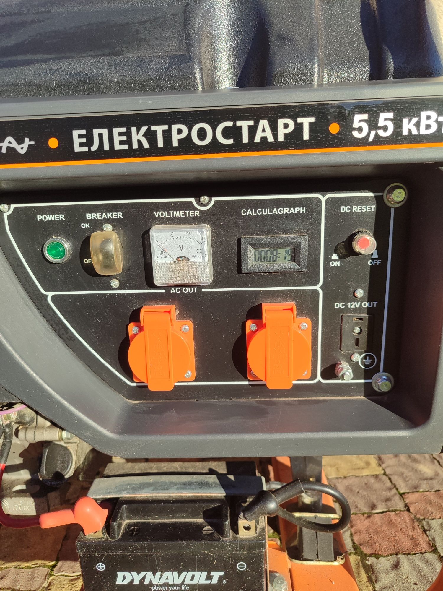 Генератор бензиновий NIK 5 кВт / 5,5 кВт 220 В PG5500