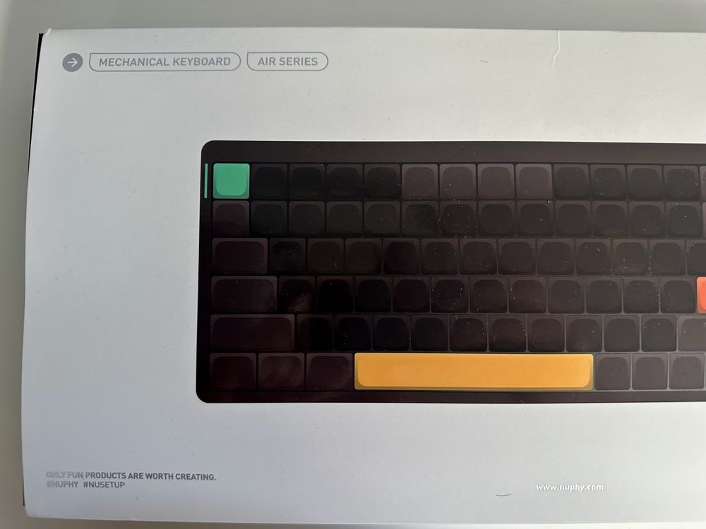 Klawiatura NUPHY Air96 V2 Black Switch Cowberry
