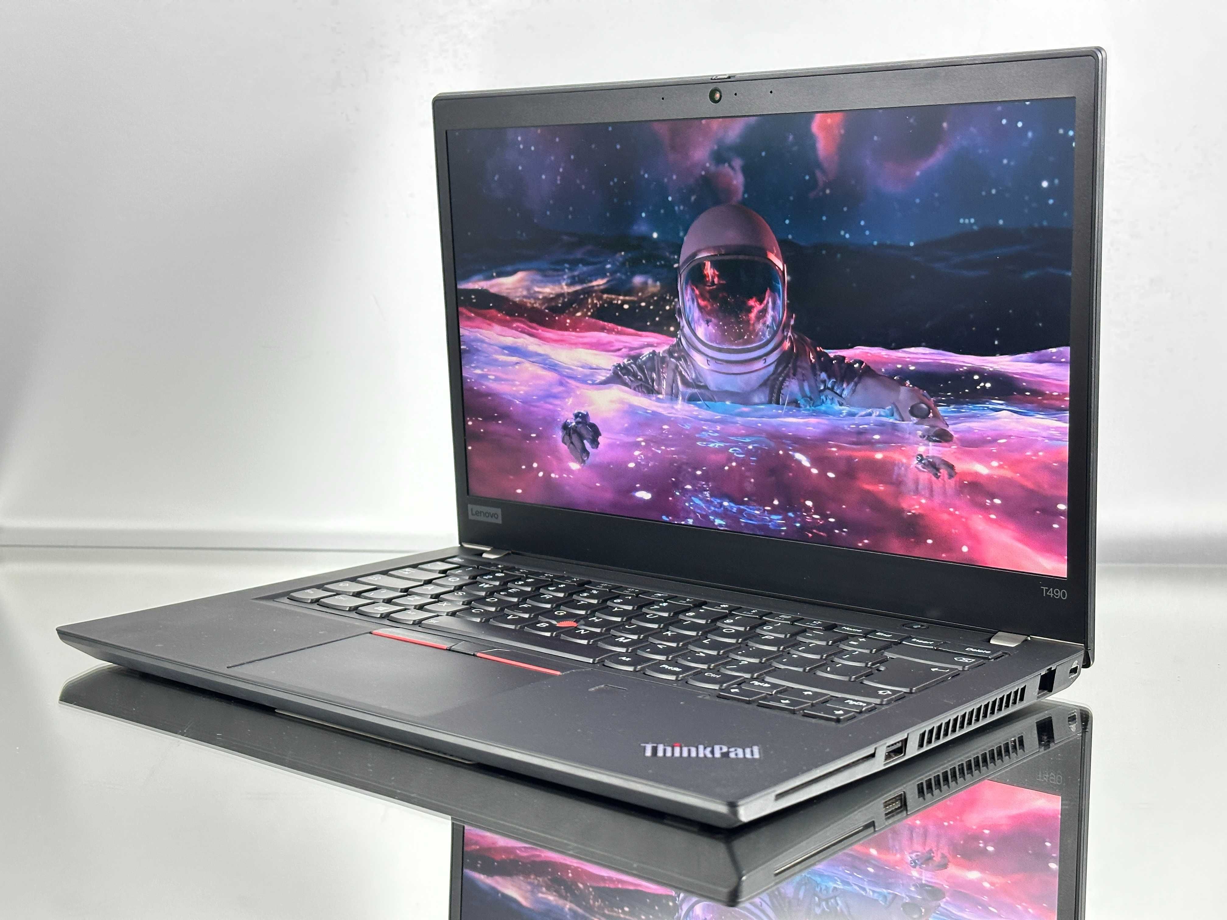 Tytanowy Laptop Lenovo ThinkPad T490 i5 512GB SSD FHD 14 Mocna Bateria