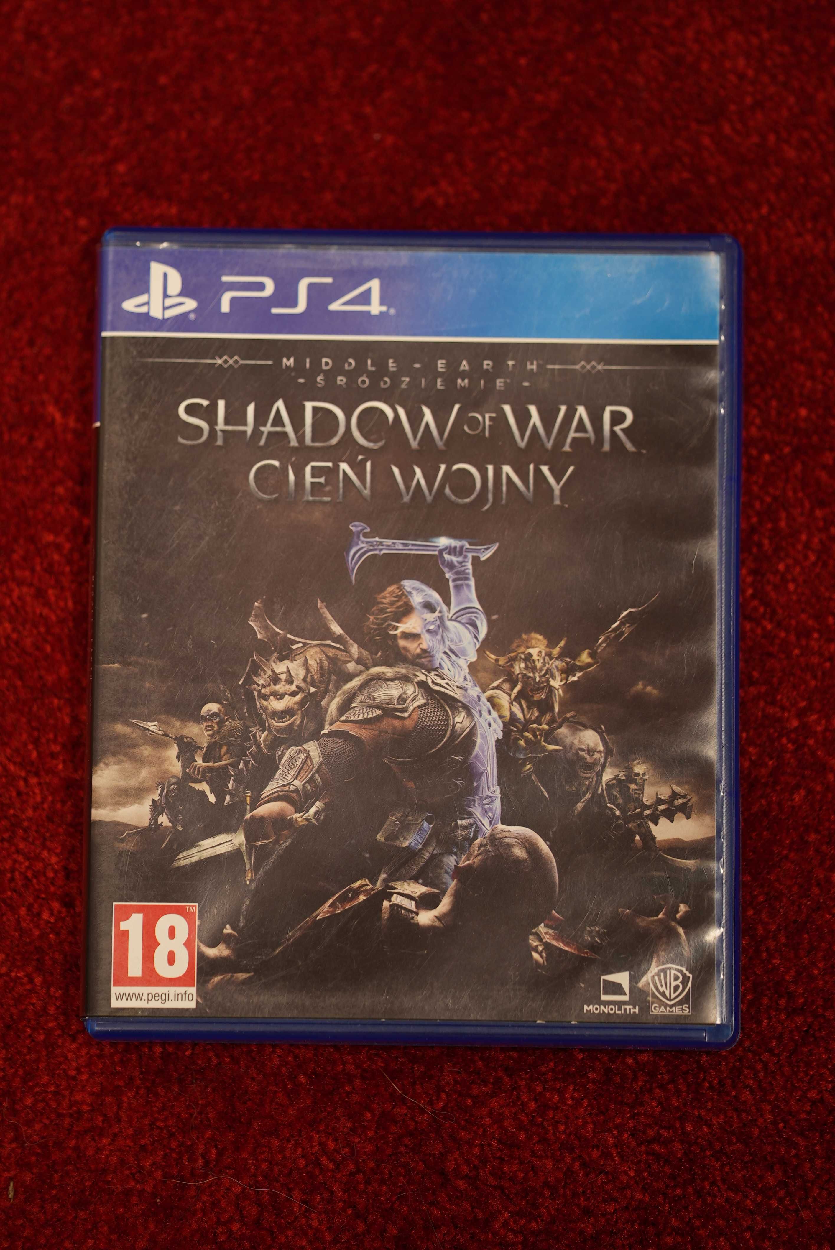 Middle earth Shadow of War Śródziemie cień wojny PL gra na PS4 Gry