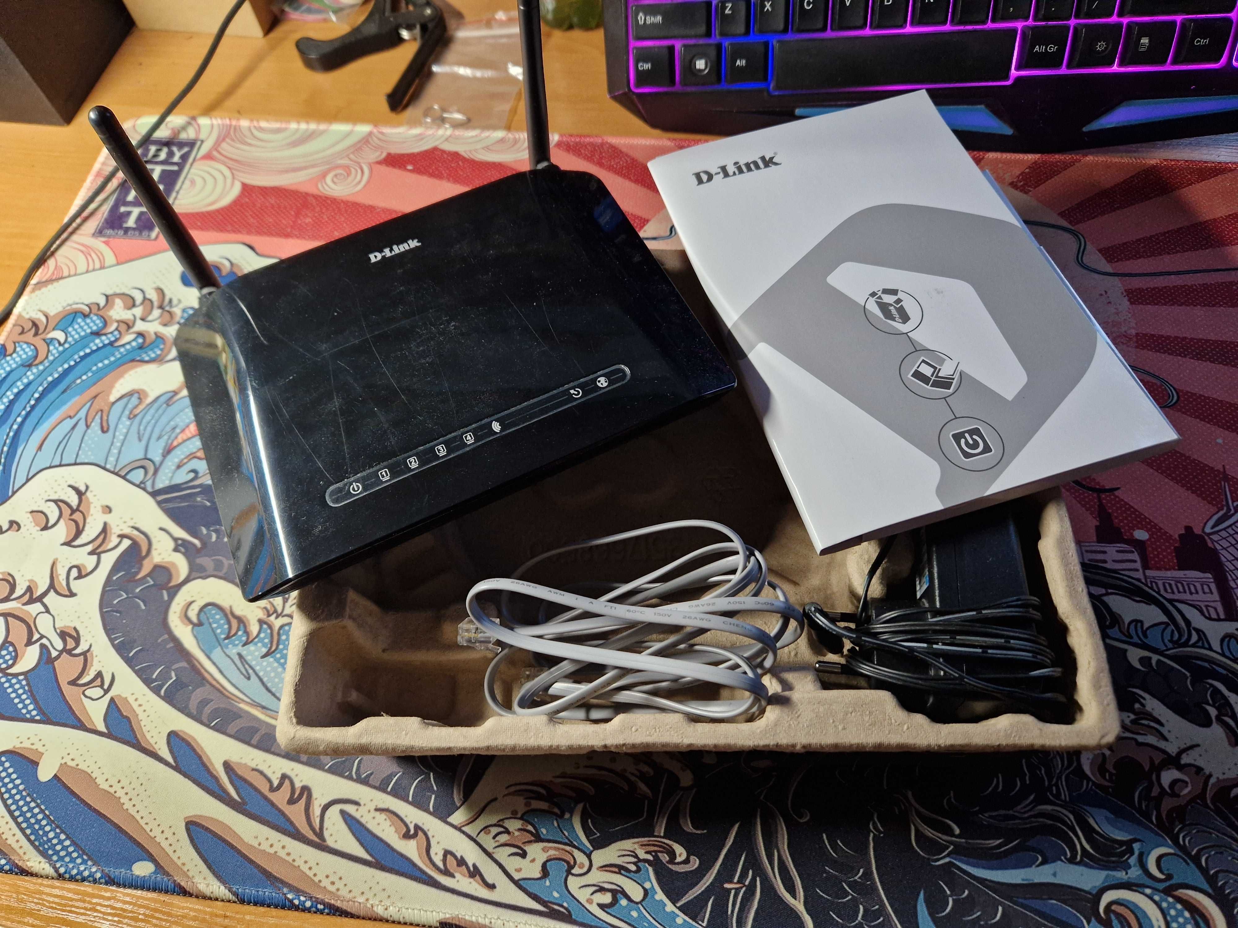 Router D-Link Modem Router N300 (DSL-2740B)